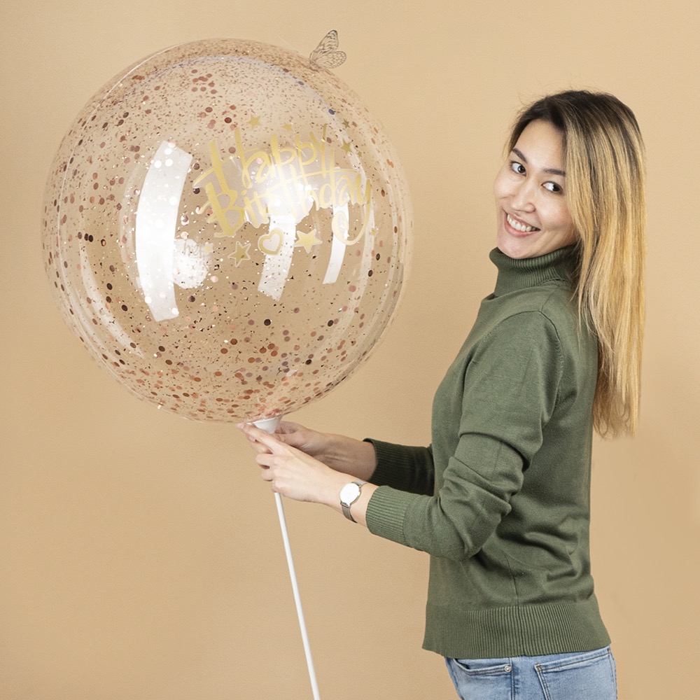 Конфетти дробленые Розовое Золото, Металлик, 20 г. 6
