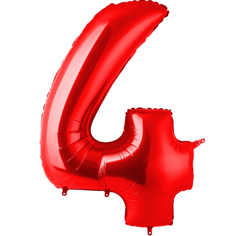 Г ЦИФРА 4  40" Red