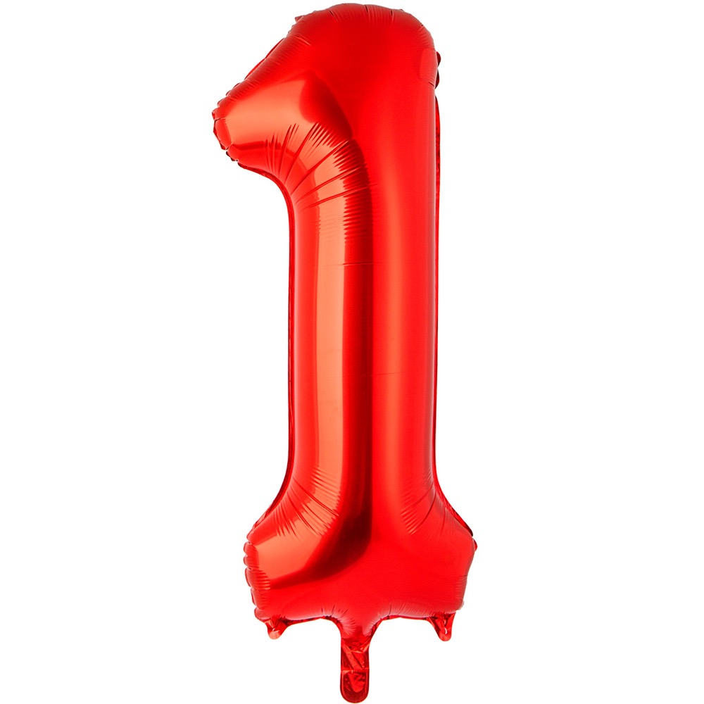 К ЦИФРА 1  40" Red