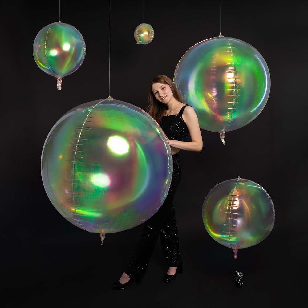 Falali 3D (32''/81 см) Сфера, Прозрачный, Хамелеон, 1 шт. в уп. 4