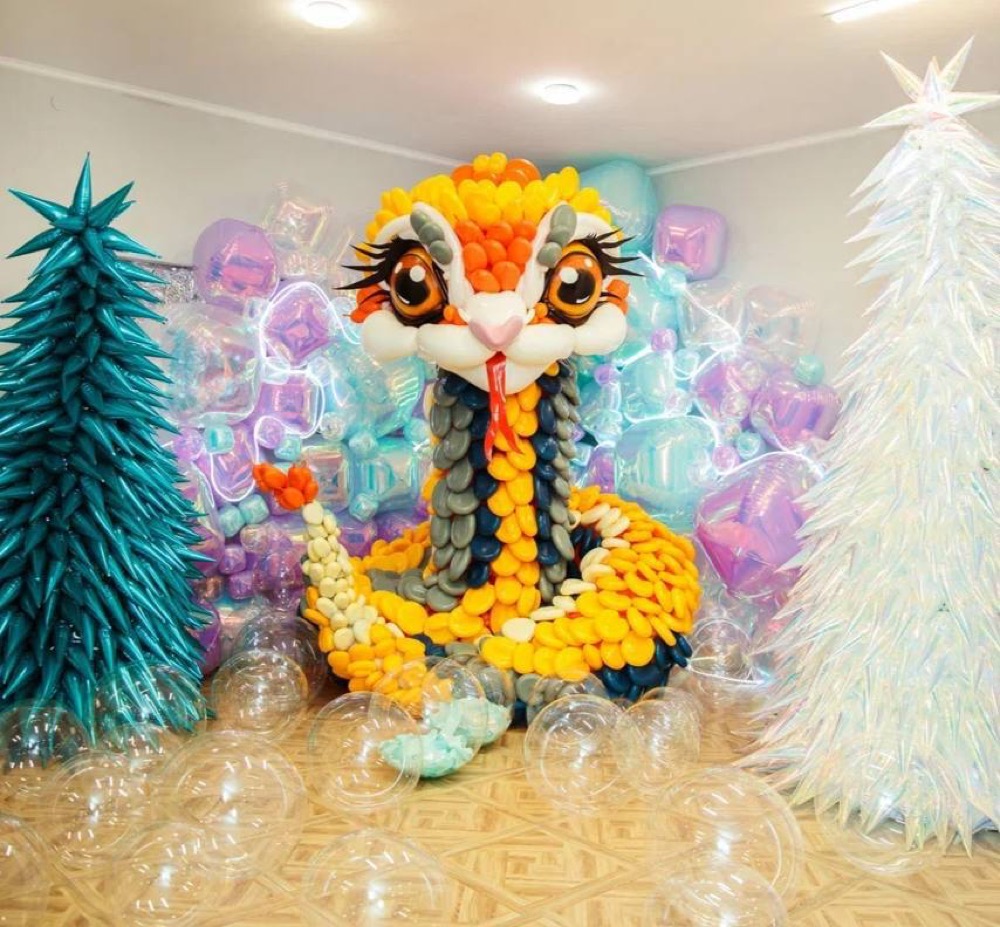 Falali 3D (60''/152 см) Сфера, Прозрачный, Хамелеон, 1 шт. в уп. 7