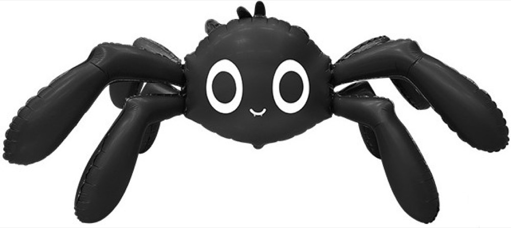 Falali (57''/145 см) Фигура 3D, Паук, Черный, Сатин, 1 шт. в уп.