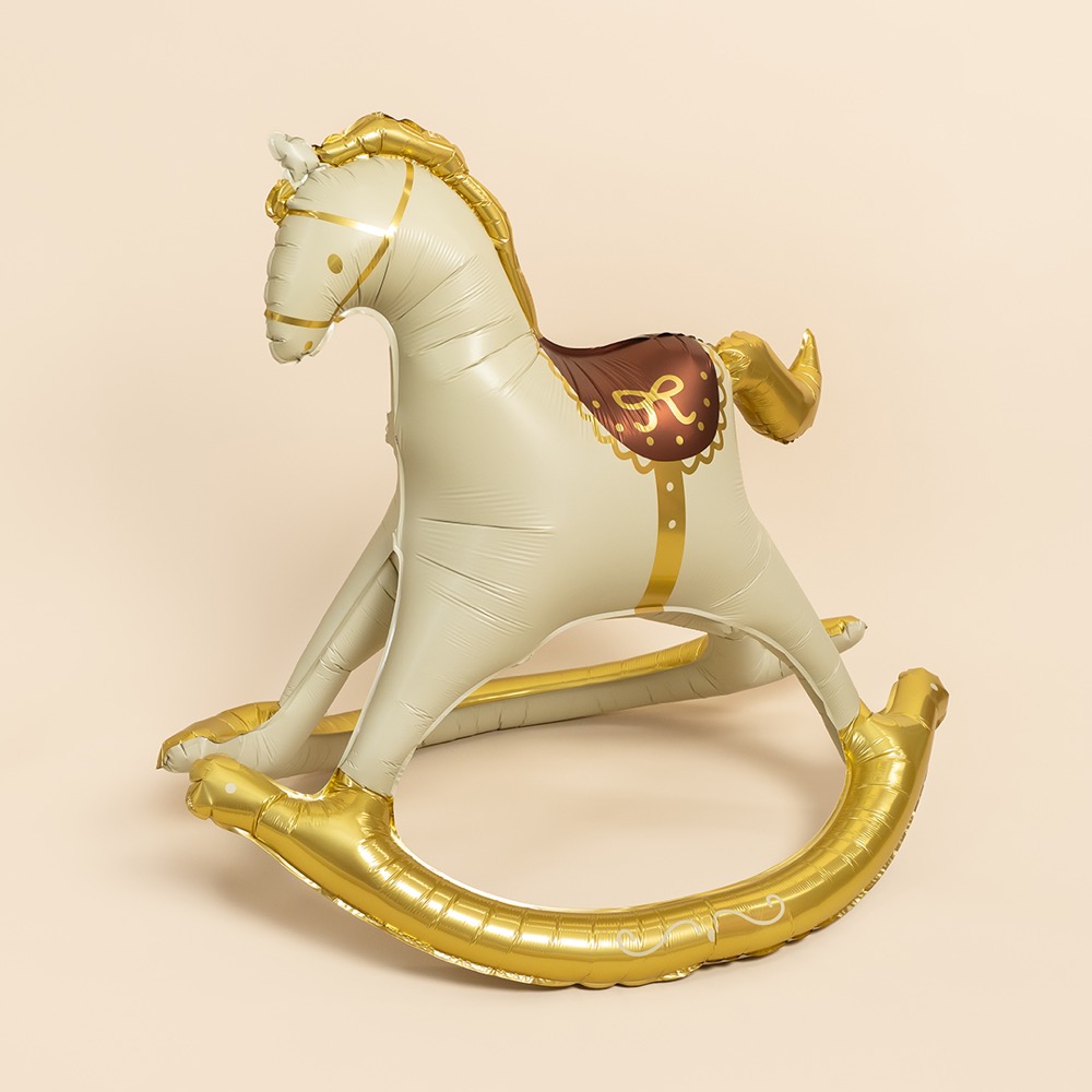 Falali (43''/109 см) Фигура 3D, Лошадка Качалка, Сатин, 1 шт. в уп. 3