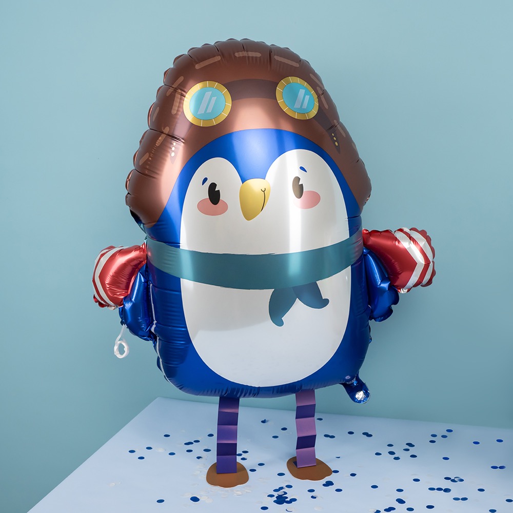 Grabo S.r.l. 3D (24''/61 см) Ходячая Фигура, Пингвиненок Пилот, 1 шт. в уп. 6