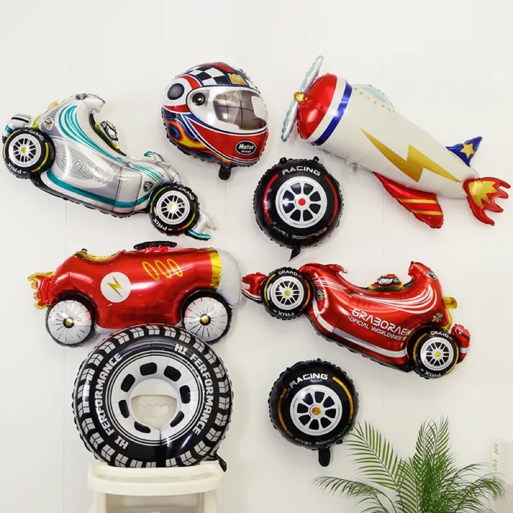 Falali (43''/109 см) Фигура, Гоночный автомобиль, Формула 1, Красный, 1 шт. 4