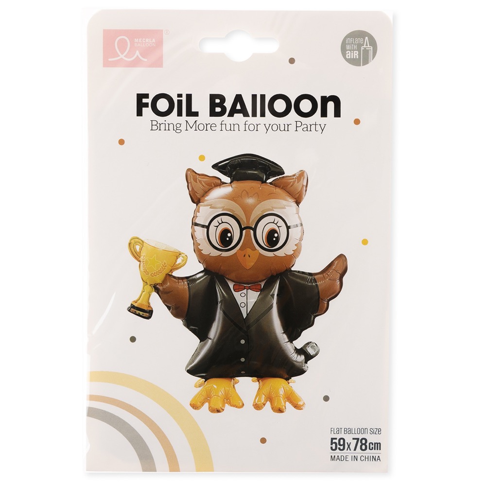 Falali (31''/79 см) Фигура, Сова Выпускник, 1 шт. в уп. 4