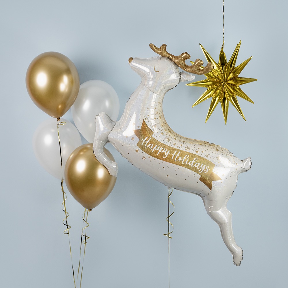 Betallic (48''/122 см) Фигура, Новогодний олень, Голография, 1 шт. в уп. 3