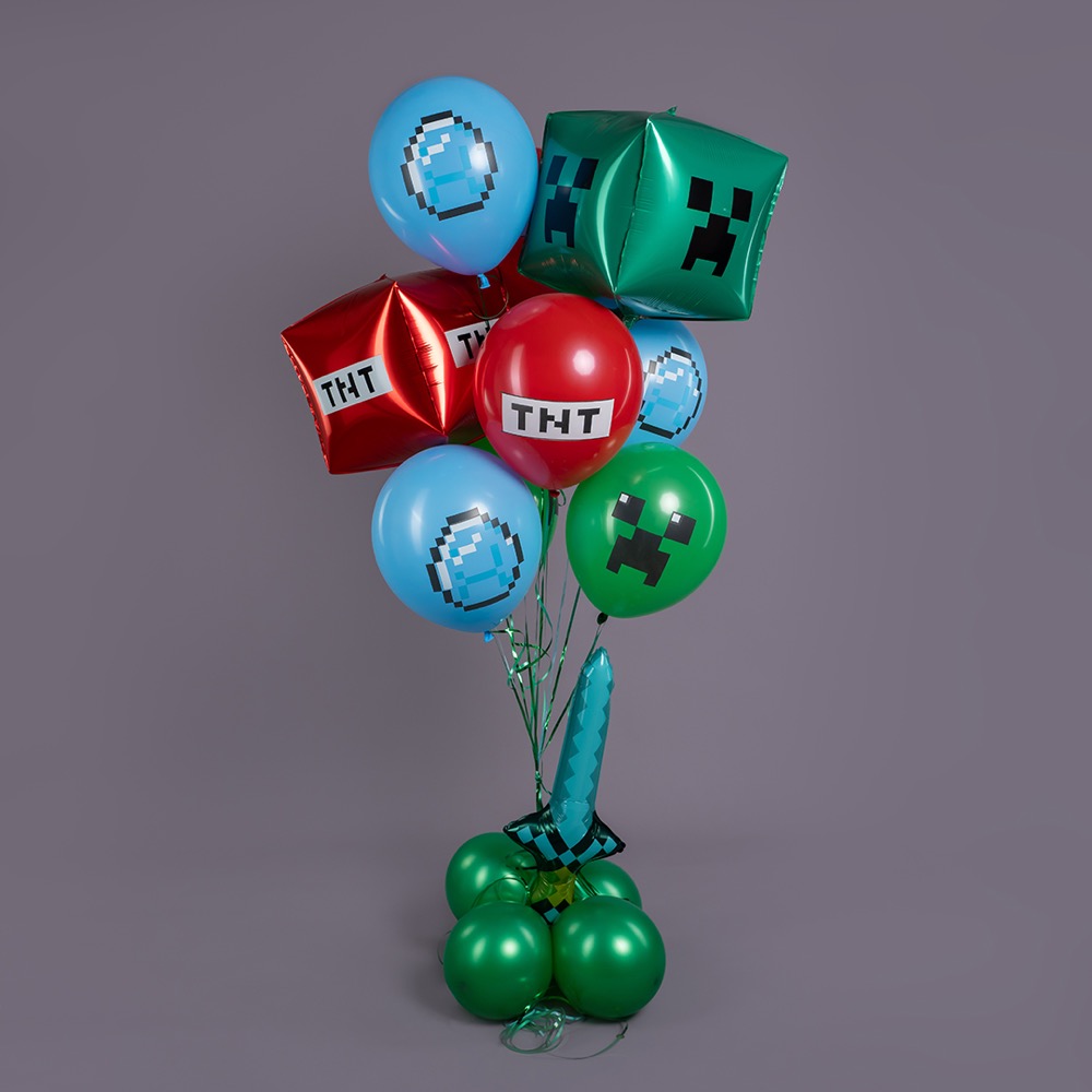 Falali (24''/61 см) Фигура, Пиксели, Меч (надув воздухом), 1 шт. в уп. 2