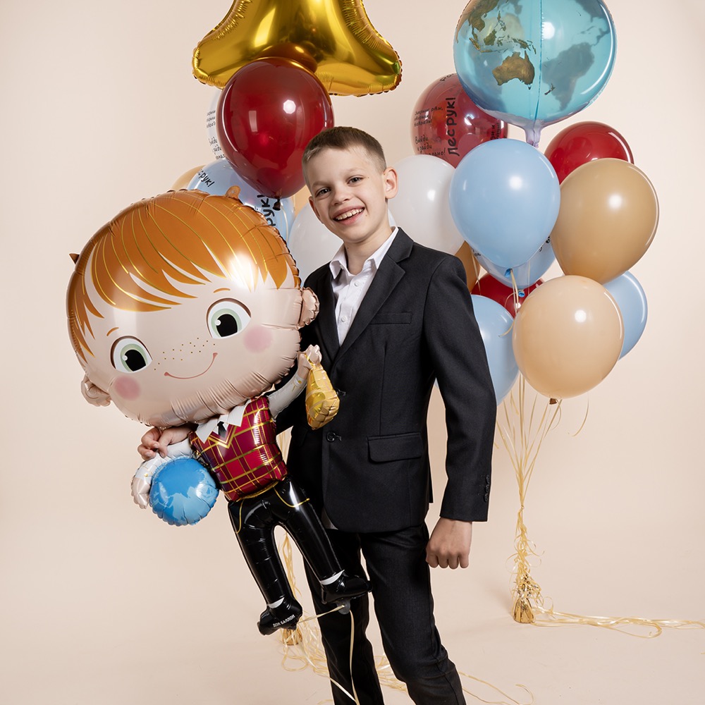 Falali (42''/107 см) Фигура, Школьник, Ученик Мальчик, 1 шт. в уп. 4