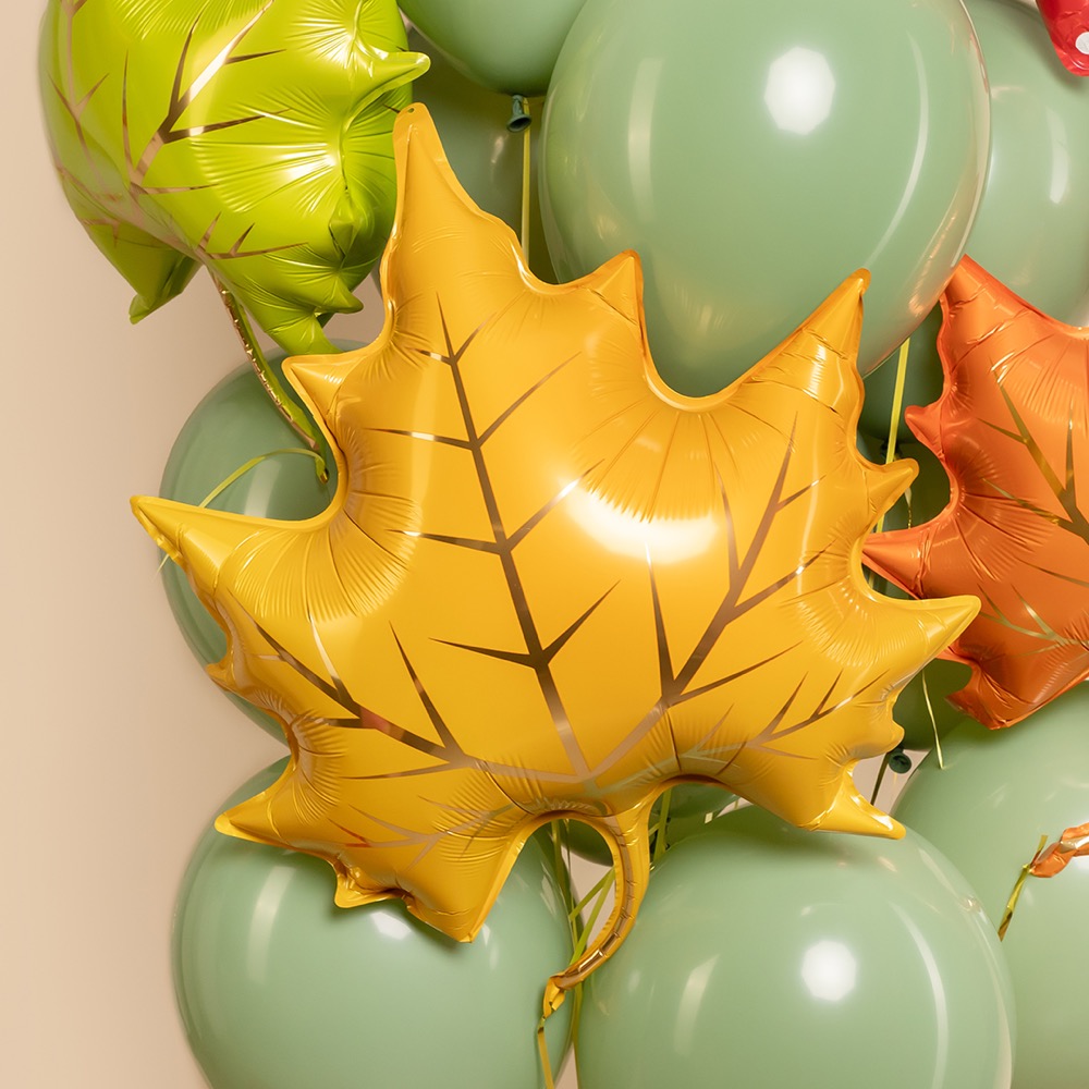 Falali (28''/71 см) Фигура, Кленовый лист, Желтый, 1 шт. 3