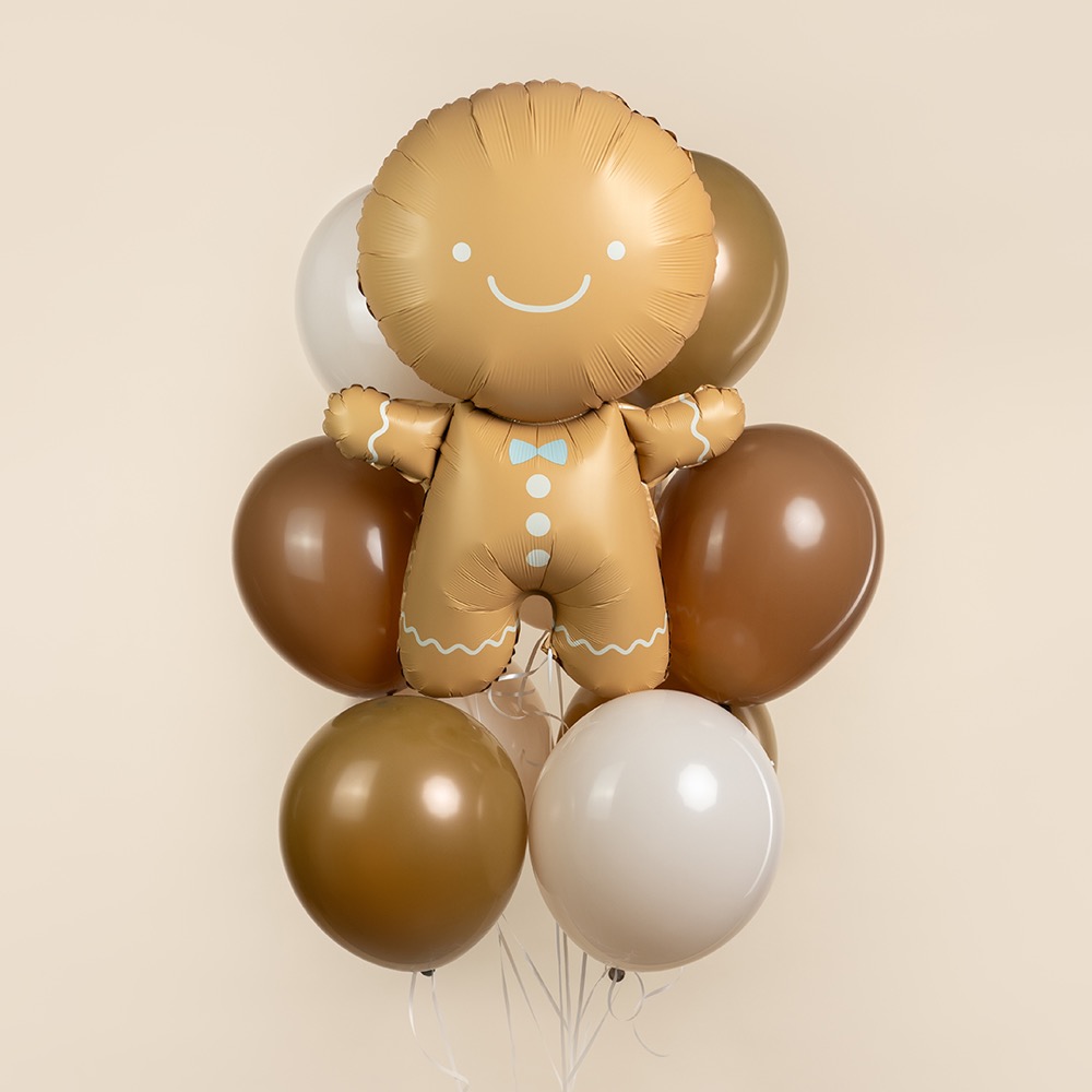 Falali (32''/81 см) Фигура, Пряничный человечек, Сатин, 1 шт. в уп. 3