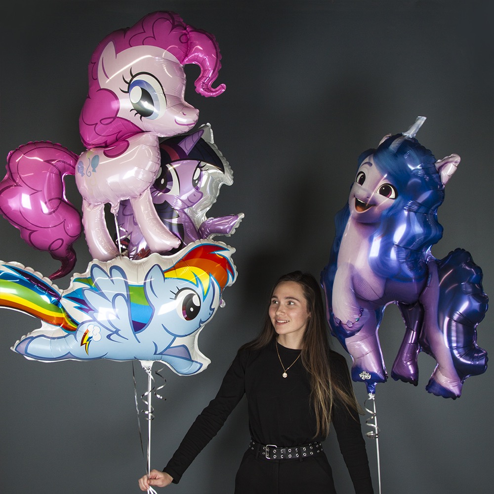 Flexmetal (40''/102 см) Фигура, My Little Pony, Лошадка Пинки Пай, 1 шт. 2