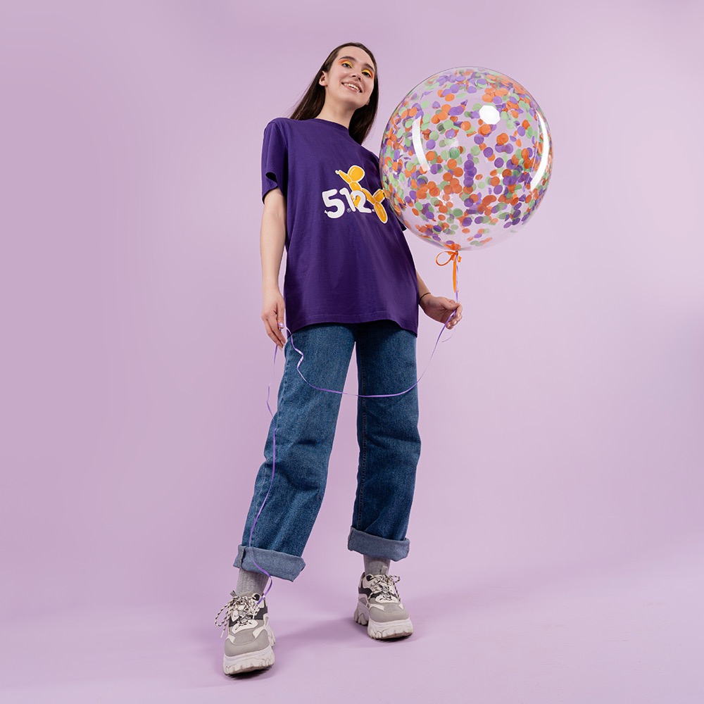 512 с клапаном (18''/46 см) Сфера, Deco Bubble, Прозрачный, Кристалл, 1 шт. в уп. 6
