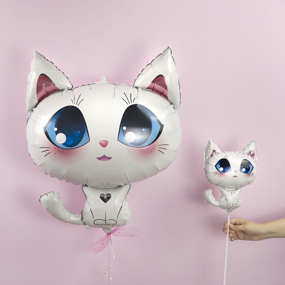 Falali с клапаном (15''/38 см) Мини-фигура, Котенок, Белый, 1 шт. 3