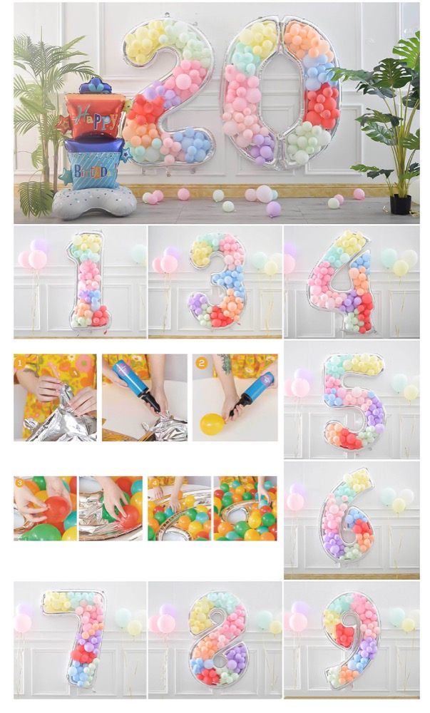 Falali (65''/165 см) Цифра, 9 Каркасная, 1 шт. в уп. 8