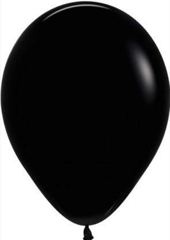 Sempertex S.A. (12''/30 см), Черный (080), пастель, 50 шт.